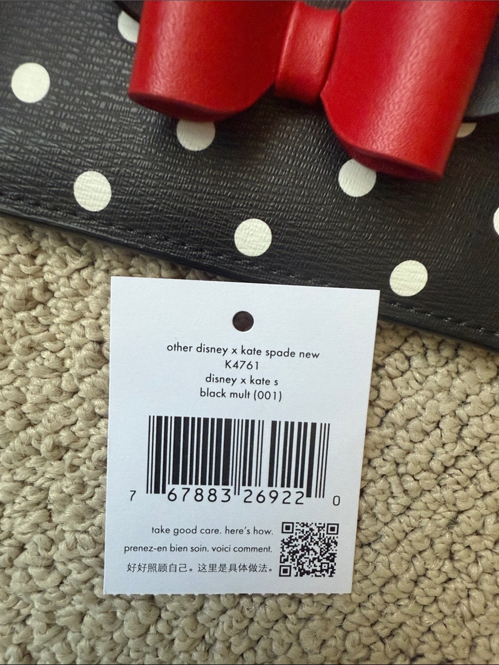 Disney×Kate Spade Minnie Mouse Card Holder - Picture 3 of 4